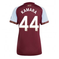Stroje piłkarskie Aston Villa Boubacar Kamara #44 Koszulka Podstawowej dla damskie 2025-26 Krótki Rękaw